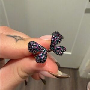 Size 8 bomb party butterfly ring